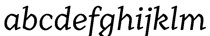 Range Serif Regular Italic FONT