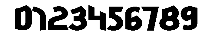 Ranger Black Font OTHER CHARS