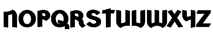 Ranger Black Font UPPERCASE