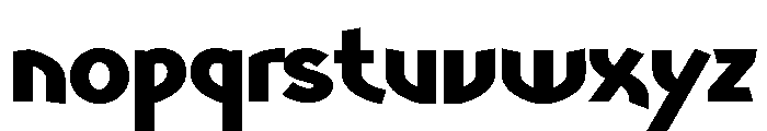 Ranger Black Font LOWERCASE