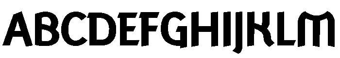 Ranger Bold Font UPPERCASE