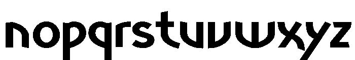Ranger Bold Font LOWERCASE