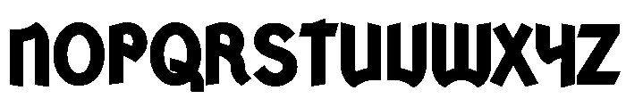 Ranger Condensed Black Font UPPERCASE