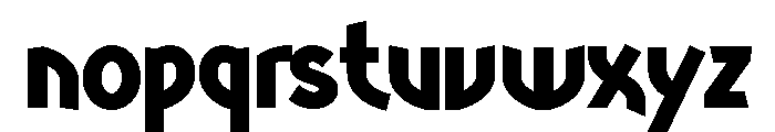 Ranger Condensed Black Font LOWERCASE