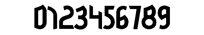 Ranger Condensed Bold Font OTHER CHARS