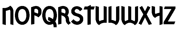 Ranger Condensed Bold Font UPPERCASE