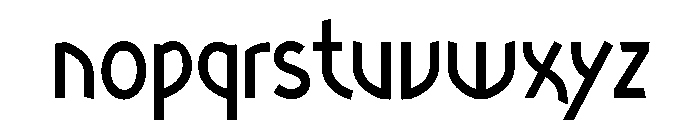 Ranger Condensed Medium Font LOWERCASE