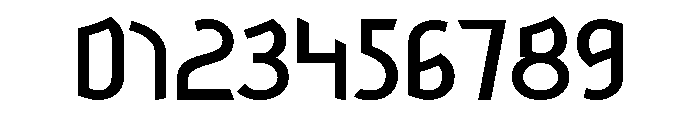 Ranger Medium Font OTHER CHARS