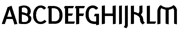 Ranger Medium Font UPPERCASE