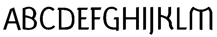 Ranger Regular Font UPPERCASE