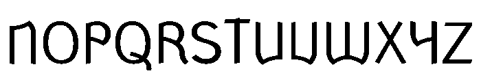 Ranger Regular Font UPPERCASE