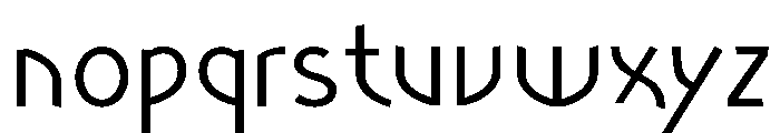 Ranger Regular Font LOWERCASE