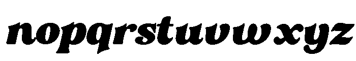 Rashfield Bold Italic Font LOWERCASE