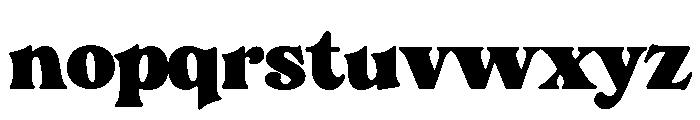 Rashfield Bold Font LOWERCASE