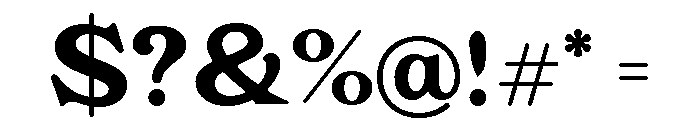 Rashfield Medium Font OTHER CHARS