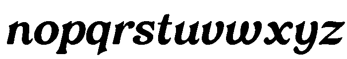 Rashfield Regular Italic Font LOWERCASE