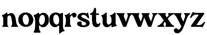 Rashfield Regular Font LOWERCASE