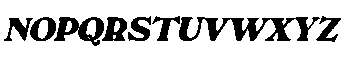 Rashfield Semi Bold Italic Font UPPERCASE