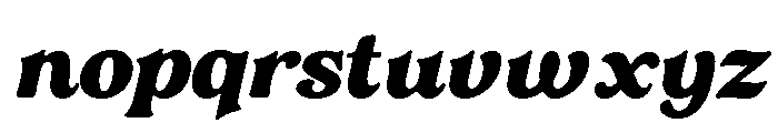 Rashfield Semi Bold Italic Font LOWERCASE