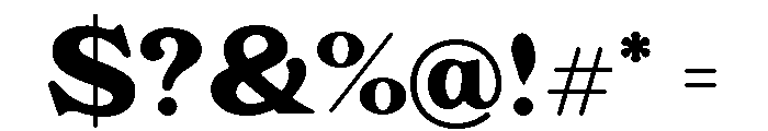 Rashfield Semi Bold Font OTHER CHARS