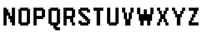 Raster Gothic Eighteen Bold Font UPPERCASE