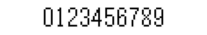 Raster Gothic Eighteen Regular Font OTHER CHARS