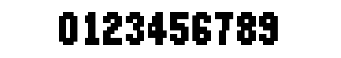 Raster Gothic Fourteen Bold Font OTHER CHARS