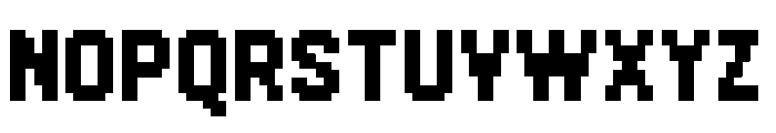 Raster Gothic Fourteen Bold Font UPPERCASE