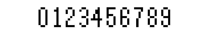 Raster Gothic Fourteen Regular Font OTHER CHARS