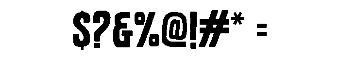 Rather Loud Bold Font OTHER CHARS