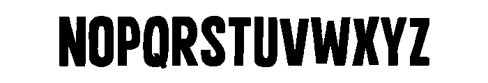 Rather Loud Bold Font LOWERCASE
