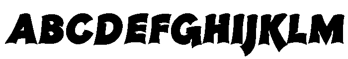 Razor Bill Regular Font UPPERCASE