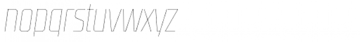 RBNo2.1 b Hairline Italic Font LOWERCASE