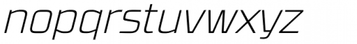 RBNo3.1 ExtraLight Italic Font LOWERCASE