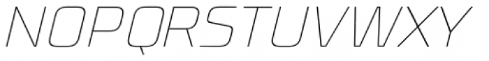 RBNo3.1 Thin Italic Font UPPERCASE