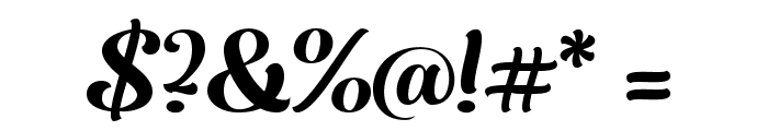 Levo Script Font OTHER CHARS