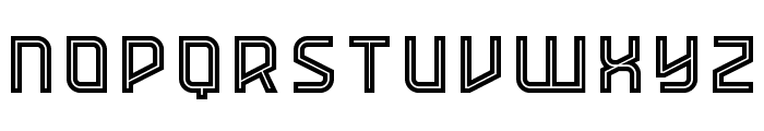 Stackbill Inline Font LOWERCASE