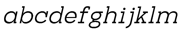 RCL Bricko Light Italic FONT