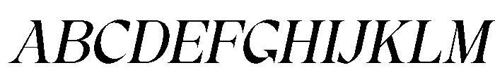 RCL Prime Serif Italic Font UPPERCASE