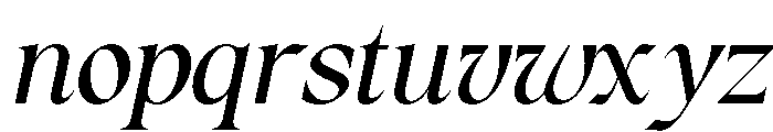 RCL Prime Serif Italic Font LOWERCASE
