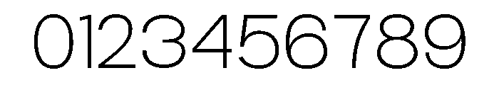 RCL Sentino Extra Light Font OTHER CHARS