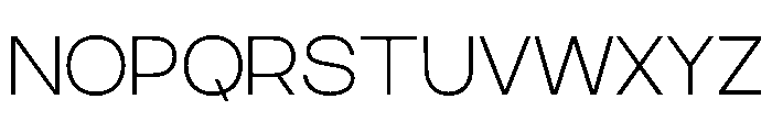 RCL Sentino Extra Light Font UPPERCASE