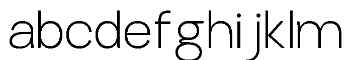 RCL Sentino Extra Light FONT