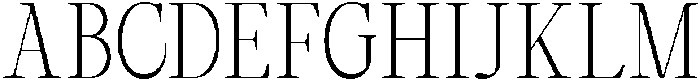 RCL Arviel Thin otf (100) Font UPPERCASE