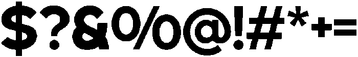 RCL Back One Bold otf (700) Font OTHER CHARS
