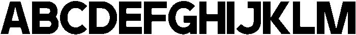 RCL Back One Bold otf (700) Font UPPERCASE