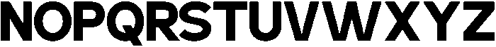 RCL Back One Bold otf (700) Font UPPERCASE