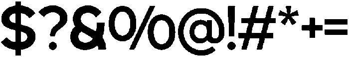 RCL Back One Medium otf (500) Font OTHER CHARS