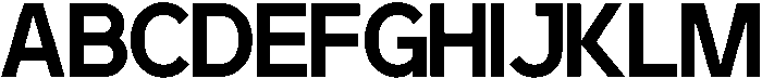 RCL Back One Medium otf (500) Font UPPERCASE
