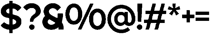 RCL Back One SemiBold otf (600) Font OTHER CHARS